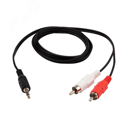 Аудио кабель 3.5 мм - 2 RCA, 1.2 м, СМАРТКИП