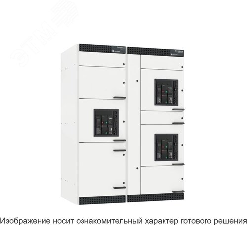 МОНТ. ПЛАТА ДЛЯ 2-X 4P АВТ. ВЫКЛ. CCB 100-250 С ШАССИ, ГОРИЗ. УСТАНОВКА