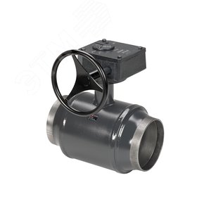 Кран шаровой WW DN150 PN25 WG (приварной, с редуктором, стандартный проход)