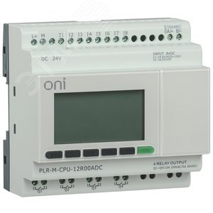 Микро ПЛК PLR-M. CPU DI08/DO04(R) 24В DC