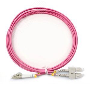 Патч-корд оптический duplex 2м LC-SC 50/125MM OM4 LSZH