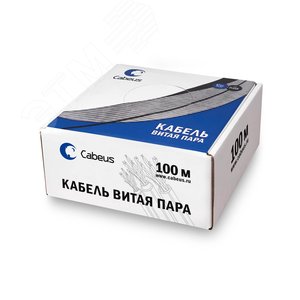 Витая пара U/UTP Cat 5e 2 пары LIGHT 0.48мм solid LSZH нг(А)-HF 100м