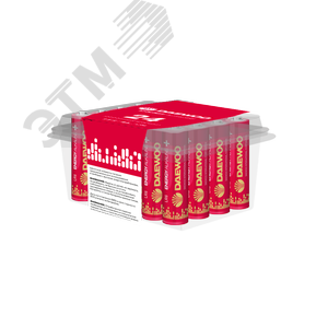 Элемент питания LR 6 (AA) DAEWOO Energy Alkaline,  упаковка 24 шт.