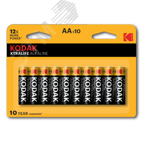 Батарейка LR6-8+2BL XTRALIFE Alkaline [KAA-8+2]