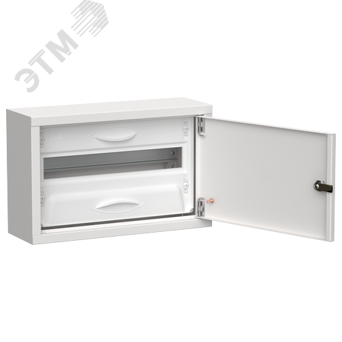 TITAN 5 Корпус металлический ЩРн-18 (1х18) 268х420х140мм IP31 белый (одна дверь) IEK