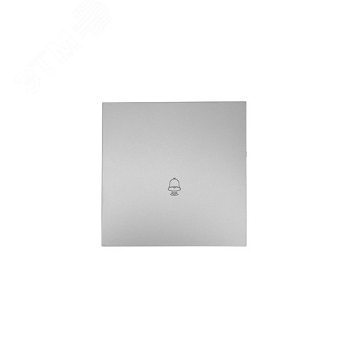 ZIMA Кнопка звонка, 10 А, механизм, серый матовый Lezard 704-7488-103QC