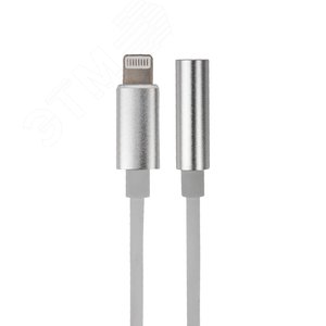 Кабель переходник с iPhone 5, 6, 7, 8, X моделей на AUX гн. 3,5 мм, 18-0175,