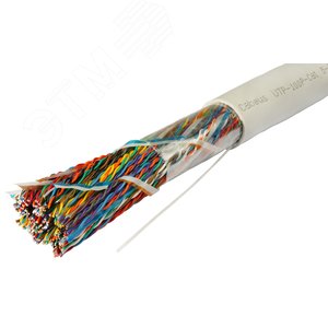 Витая пара U/UTP Cat 5 100 пар 24 AWG solid PVC нг(А)-LS