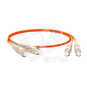 Патч-корд оптический MM 62.5/125 SC-SC 2мм duplex LSZH (2м)