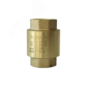 Клапан обратный NRV-R резьбовой PN25, DN15, Т -10C...+110C, материал корпуса — латунь CW602N