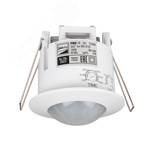 Датчик движения PMS-IR 201 1200 Вт 360 градусов 6м IP20 WH