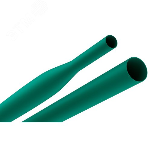 Трубка термоусадочная ТТУ нг-LS 6/3 зелёная в отрезках по 1 м. NO-224-429
