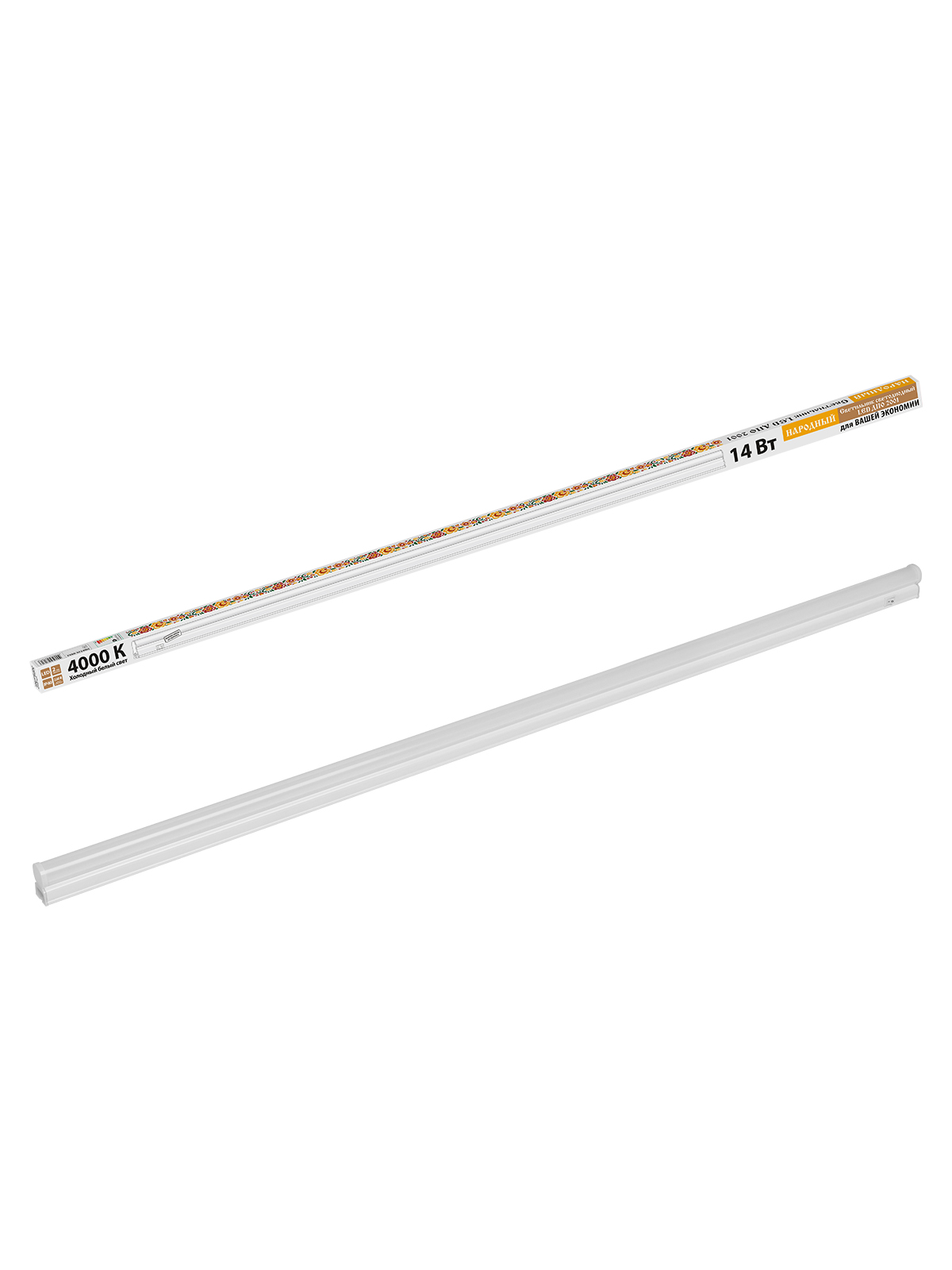 Светильник LED ДПО 2001 14 Вт, 4000К, IP40, Народный
