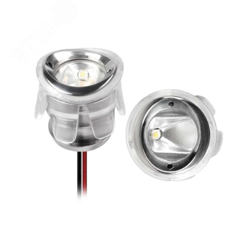 Светильник светодиодный ALT-LODESTAR-HANDRAIL-R27-1.5W Day4000 (SL, 30x60 deg, 12-24V) (ARL, IP67 металл, 3 года)
