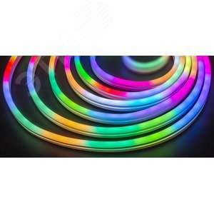 Лента светодиодная 8Вт/м 12В RGB IP67 60LED/м NLS-5050-NEONLED 5м