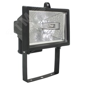 Прожектор ИО150 галогенный черный IP54 IEK