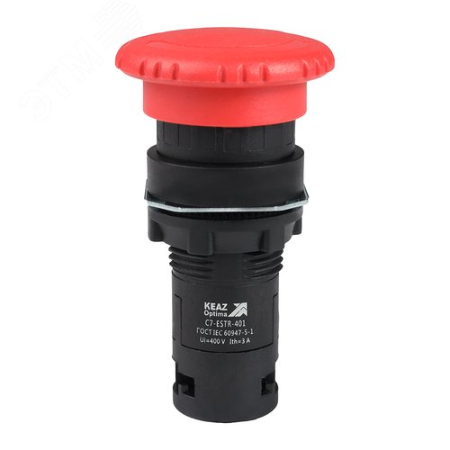 Кнопка аварийного останова OptiSignal Compact D22 C7-ESTR-401 красная 1НЗ XB7ES542P