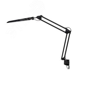 Светильник TLD-524 Black/8W настольный на струбцине LED/500Lm/4500K/Dimmer/Цвет-черный