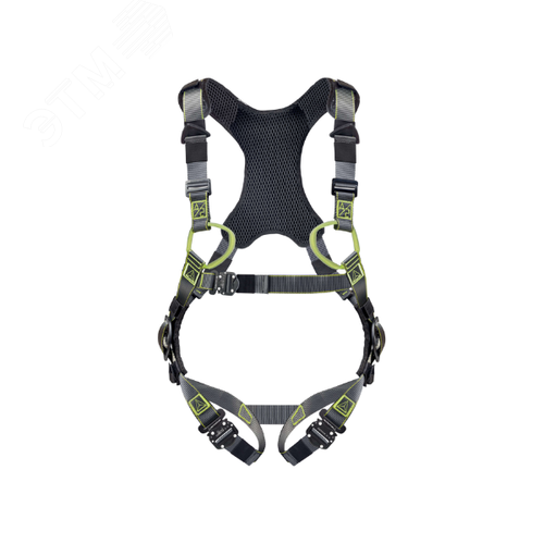 Привязь страховочная HAR32MGT с 2 точками крепления серии TIVANO HAR32M, цв. серый/жел, р. L