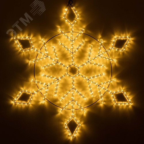 Фигура ARD-SNOWFLAKE-M9-900x900-360LED Warm 230V, 22W Ardecoled, IP65