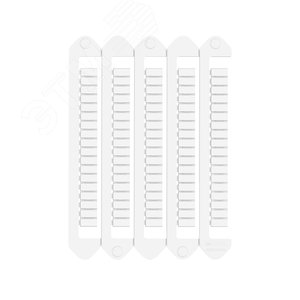 Маркировка для клемм ДКС, жесткая, 5х10мм (90 шт. на пластине, упак. по 30 листов)