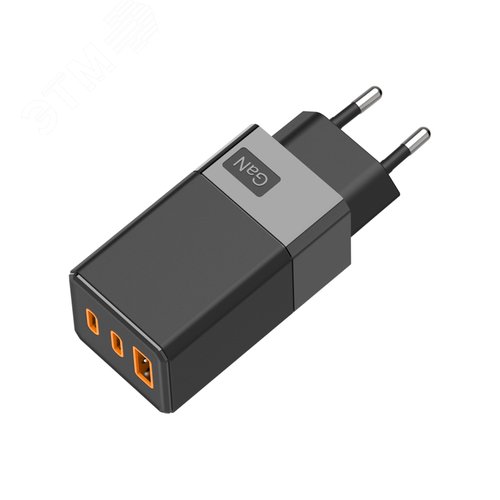 Устройство зарядное сетевое USB-A и 2 USB-C 65Вт