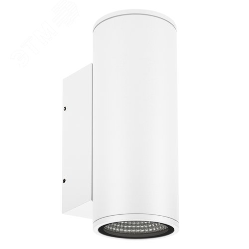 Светильник LGD-FORMA-WALL-TWIN-R90-2x12W Day4000 (WH, 44 deg, 230 В) (IP54 металл, 3 года)