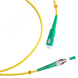 Патч-корд оптический simplex 10м FC/APC-SC/APC 9/125 sm LSZH