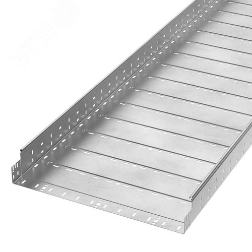 Лоток перфорированный Профи INOX (AISI 304) 600х100x3000 (1,2 мм) (6 м/уп)