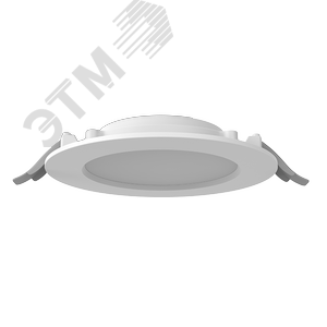 Светильник светодиодный ДВО-DL-01 Slim 20Вт 4000К 176х39 мм IP65/40 белый опал EM