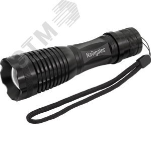 Фонарь светодиодный NPT-CM11-3AAA CREE 3Вт LED 130лм 200м ировка металл