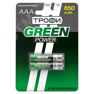 Батарейка HR03-2BL 650 mAh (20/240/17280)