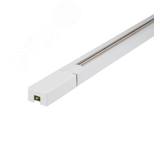 Шинопровод UBX-Q122 GS2 WHITE 100 SET01 осветительный, тип G, в наборе с заглушкой и вводом питания Однофазный Белый Длина 1м
