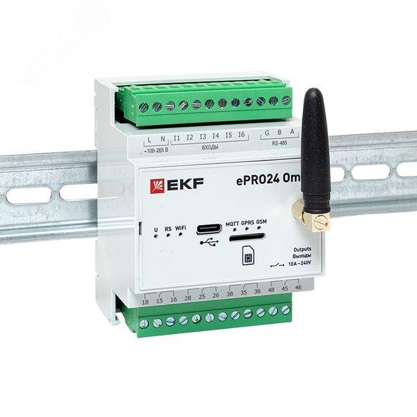 Контроллер удаленного управления 6вх/4вых Wi-Fi GSM 230 В ePRO24 Omni EKF