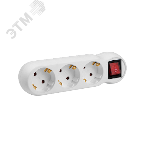 Разветвитель AD-3GS заземление, выключатель