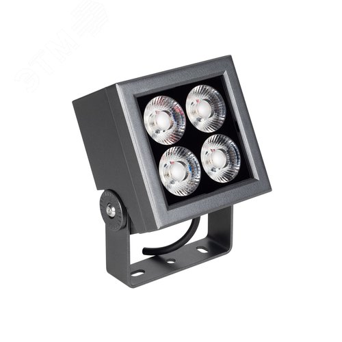 Светильник ALT-BLOCK-S130x130-15W Warm3000 (GR, 60 deg, 230V) (ARL, IP66, металл, 3 года)
