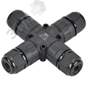 Коннектор кабельный герметичный WTP-108 3 PIN IP68 IEK