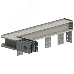 Секция магистральная  присоединительная ШМА-5 3200А IP55 AL 3P+N(100%)+PE (корпус)  к трансформатору (подключение горизонтально в сторону под углом) ШМА 5.10.3200.552