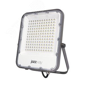 Прожектор светодиодный ДО-100 Вт 11000 Лм 6500К IP65 200-240 В LED угол светораспределения 80° -40... +50°С литой алюминий с антикоррозийным покрытиемлинзовый модуль Jazzway