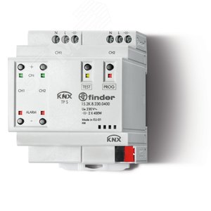 Диммер электронный KNX, 400Вт, 2 канала, питание 230В АC