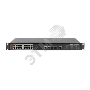 Коммутатор управляемый L2 16 портов  Combo10 100 1000 Мб/с PoE 240Вт