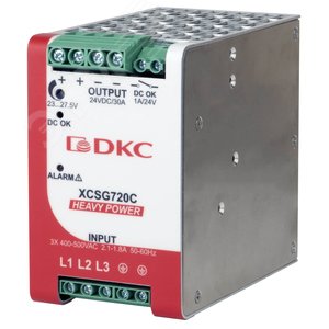 Источник питания ''HEAVY POWER'', трехфазный, 720Вт, 30А, 24В