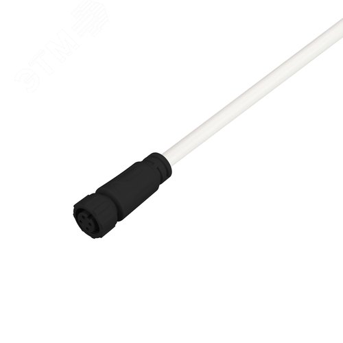 Коннектор питания ARL-MOONLIGHT-SPI/DMX-CON-POWER-FEMALE-BLK IP67 пластик, 3 года