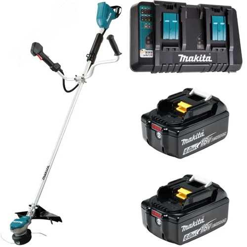 Коса аккум. LXT BL 2х18В,550Вт,велорукоятка,нож 4T,(2xBL1850B, DC18RD)