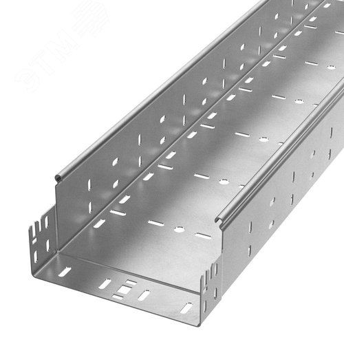 Лоток перфорированный Профи INOX (AISI 304) 200х100x3000 (2,0 мм) (6 м/уп)