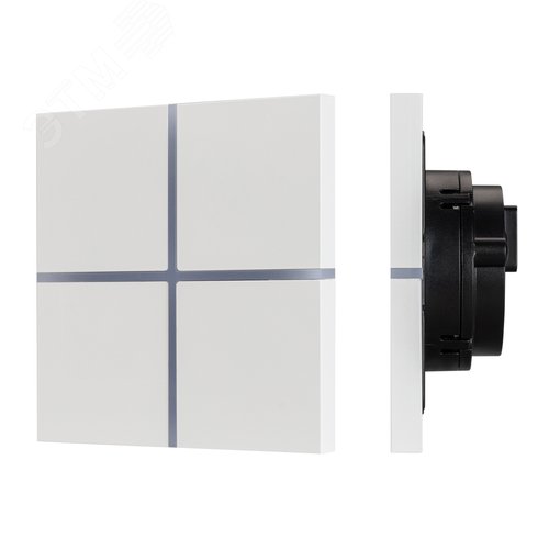 Панель сенсорная KNX-304-13-IN White BUS, Frameless IARL, IP20 металл, 2 года