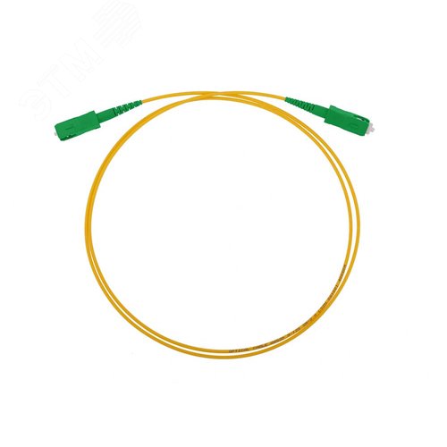 Патч-корд оптический ШОС-SM/2.0 мм-SC/APC-SC/APC-3.0м