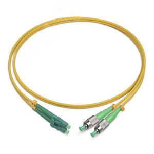 Патч-корд оптический duplex 1м FC/APC-LC/APC 9/125 sm LSZH