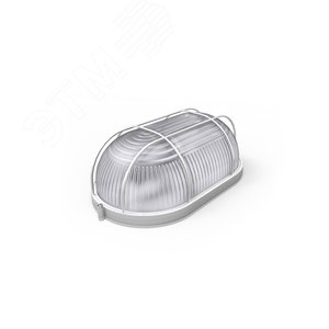 Светильник ЖКХ под лампу 1хE27 AC 220В IP54 овал 160х115х280мм с решеткой max 100Вт НБП Gauss