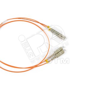 Патч-корд оптический MM 62.5/125 LC-SC duple* LSZH 2 м